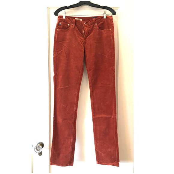 Anthropologie | AG Stevie Corduroy Pants in Burnt Orange - Picture 2 of 13